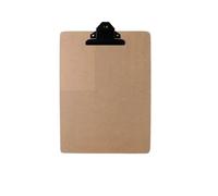 Carpeta De Documentos Portapapeles A4 de grano madera, Clip for tablero archivos, fibra dura gruesa, almohadilla escritura for estudiantes, bolígrafo, férula insertable, copia reuniones(27x19.5cmB5)