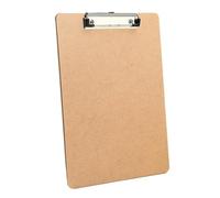 Carpeta De Documentos Portapapeles de madera 1/2 pieza, tablero con clip cartón duro tamaño carta, estándar A4 8,9 "x 12,4" perfil bajo, suministros for oficina y escuela(1Pc)