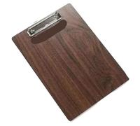 Carpeta De Documentos Portapapeles de notas madera tamaño A4, tablero Clip, escritura con férula for menú, porta papel señal, 1 Uds(Color 4)