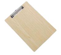Carpeta De Documentos Portapapeles de notas madera tamaño A4, tablero Clip, escritura con férula for menú, porta papel señal, 1 Uds(Color 3)