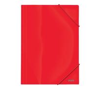 Carpeta de gomas y solapas dohe a4 pp opaco rojo