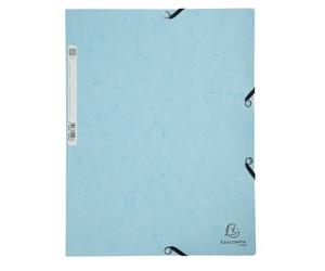 Carpeta de gomas y solapas exacompta aquarel cartulina lustrada a4 con