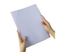 Carpeta de palanca giratoria A4 20 piezas, transparente, for guardar documentos prueba y, con inserto información para Documentos(White)