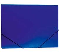 Carpeta dibujo a2 carton gofrado goma sencilla azul
