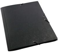 Carpeta dibujo a2 carton gofrado goma sencilla negro