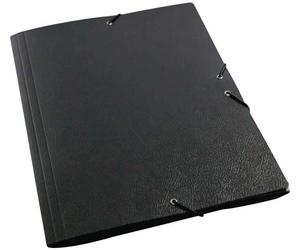 Carpeta dibujo a2 carton gofrado goma sencilla negro