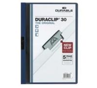 Durable Duraclip A4 portafolios azul oscuro para 30 páginas