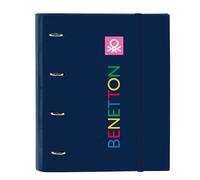 Carpeta Equipada BENETTON Damero, Din-A4 4 Anillas 30 mm.