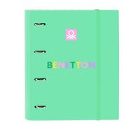 Carpeta Equipada BENETTON Mint, Din-A4 4 Anillas 30 mm.