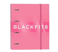 Carpeta Equipada BLACKFIT8 Glow Up, Din-A4 4 Anillas 30 mm.