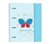 Carpeta Equipada BLACKFIT8 Mariposa, Din-A4 4 Anillas 30 mm.