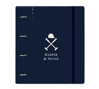 Carpeta Equipada HARPER & NEYER, Din-A4 4 Anillas 35 mm.
