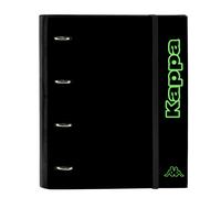 Carpeta Equipada KAPPA Black, Din-A4 4 Anillas 30 mm.