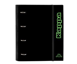 Carpeta Equipada KAPPA Black, Din-A4 4 Anillas 30 mm.