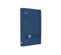 Carpeta Equipada OXFORD Live & Go, Din-A4 4A 35 mm. Azul Marino