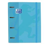 Carpeta Equipada OXFORD Touch, Din-A4 100H 4 Anillas 35 mm. Azul Pastel