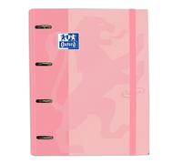 Carpeta Equipada OXFORD Touch, Din-A4 100H 4 Anillas 35 mm. Flamingo Pastel
