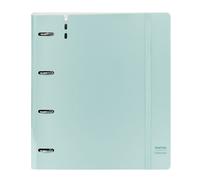 Carpeta Equipada SAFTA PP Foam Light Blue, Din-A4 4 Anillas 35 mm.