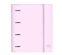 Carpeta Equipada SAFTA Rosa, Din-A4 4 Anillas 30 mm.