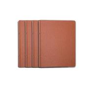 CARPETA Fº 4 ANILLAS 40MM CARTON GOFRADO Nº 12 CUERO