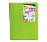 Carpeta Fundas CARCHIPLAS Book, Din-A4 20 Hojas Verde Lima
