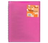 Carpeta Fundas Espiral PRAXTON Din-A4 20 Hojas Rosa