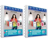 Carpeta fundas intercambiables Oxford. A4+. Contiene 20 fundas. Color transparente (Paquete de 2)