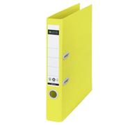 Carpeta Leitz Recycle 180° A4, 10 uds, lomo 5 cm, 350 hojas, amarilla | Mecanismo 180° patentado: apertura 50 % más amplia para archivar 20 % más rápido y mantener todo organizado.