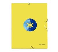Carpeta liderpapel antartik gomas a4 3 solapas carton forrado trending 2020 color amarillo