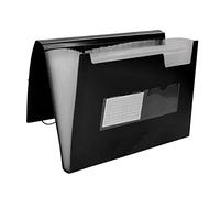 Carpeta liderpapel clasificador fuelle polipropileno a4 negro opaco 13 departamentos - FU35