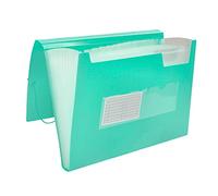 Carpeta liderpapel clasificador fuelle polipropileno a4 verde opaco 13 departamentos - FU40