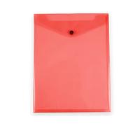 Carpeta liderpapel dossier broche polipropileno din a4 formato vertical con fuelle rojo translucido - DS85
