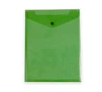 Carpeta liderpapel dossier broche polipropileno din a4 formato vertical con fuelle verde translucido - DS87