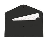 CARPETA LIDERPAPEL DOSSIER BROCHE POLIPROPILENO TAMAO SOBRE AMERICANO 260X140 MM NEGRO OPACO