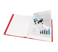 CARPETA LIDERPAPEL ESCAPARATE 80 FUNDAS POLIPROPILENO DIN A4 ROJO TRANSLUCIDO