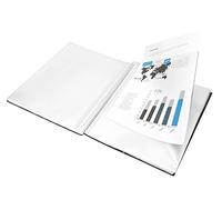 CARPETA LIDERPAPEL ESCAPARATE CON ESPIRAL 20 FUNDAS POLIPROPILENO DIN A5 NEGRO OPACO