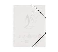 CARPETA LIDERPAPEL ESCAPARATE CON ESPIRAL 80 FUNDAS POLIPROPILENO DIN A4 TRANSPARENTE