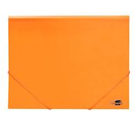 Carpeta liderpapel gomas solapas polipropileno a4 naranja fluor opaco - GC15