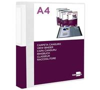 Carpeta liderpapel personaliza 100 fundas polipropilenodin a4 transparente con cajetin - JC10