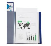 Carpeta liderpapel personaliza 40 fundas canguro polipropileno din a4 azul translucido portada y lomo - JC07