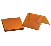 Carpeta liderpapel portadocumentos gomas polipropileno din a4 naranja fluor lomo 25 mm - SS49
