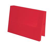 CARPETA LIDERPAPEL PORTADOCUMENTOS POLIPROPILENO DINA4 ROJO TRANSLUCIDO LOMO 50 MM