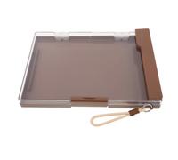 Carpeta Multifunción A4 de Plástico con Panel Visible y Apertura Lateral