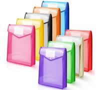 Carpeta organizadora A4 con función de impresión y clips para la gestión de documentos (9 colores, de 9 piezas)