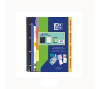 CARPETA OXFORD COLORES BASICO DE 4 ANILLAS CON RECAMBIO + SEPARDORES - COLORES A ELEGIR