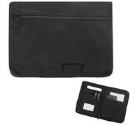 Carpeta portadocumentos de 24 x 17,5 cm para coche, con múltiples compartimentos, para cheques, facturas, recibos y billetes