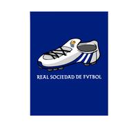 Carpeta real sociedad 4 anillas azul bota