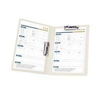 Carpeta Sin Agujeros Carpeta Doble Clip Metálico 150 Hojas Tamaño