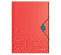 CARPETA SOLAP.LEITZ URBAN CHIC PP A4 ROJ - Pack de 10 unidades
