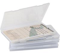 Carpeta transparente A4, paquete de 4 unidades, material de oficina, caja de archivo